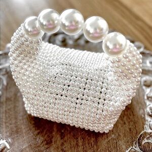 HP! Faux Pearl Clutch Bag. Brand new!